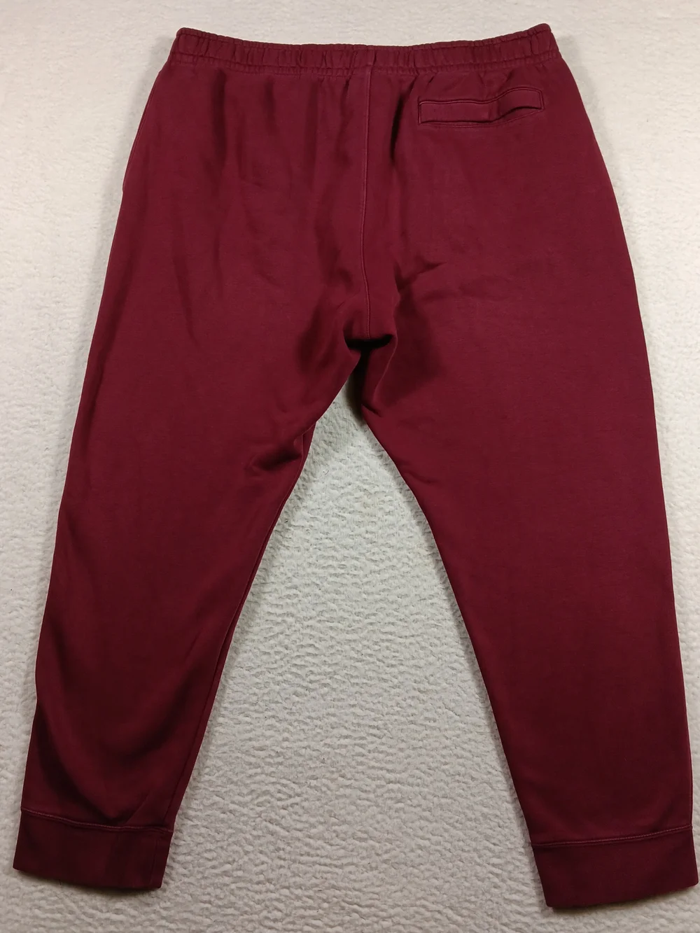Nike NSW Club Fleece Joggers Mens 3XL Sangria Red Drawstring Gym Athleisure